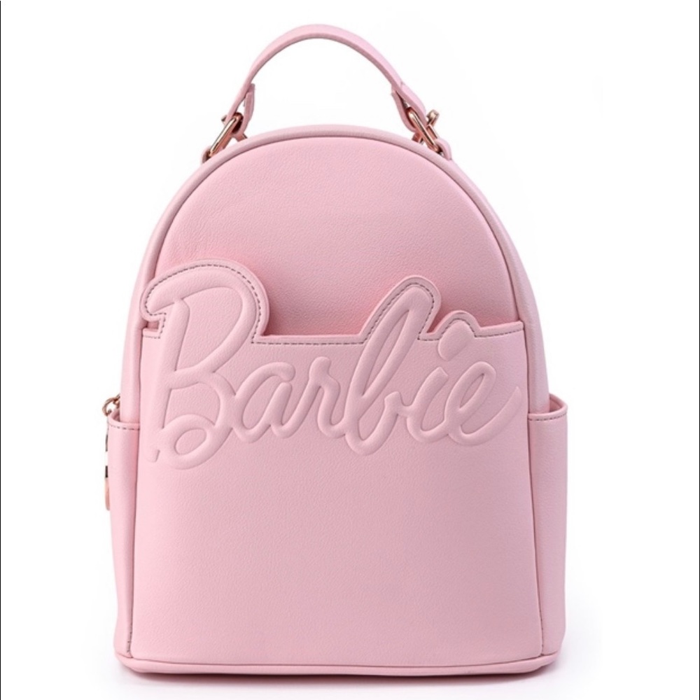 Loungefly Rose Gold Logo Barbie Mini Backpack